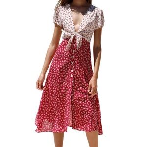 Mirae Paris Floral Dress